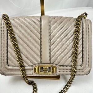 Rebecca Minkoff Purse - Chevron Quilted Love Crossbody Bag